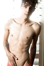 Boy poses naked - Jacob Acosta